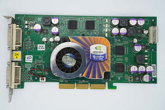 丽台Winfast Quadro FX 1000 128MB显示卡（nVIDIA NV30GL芯片）